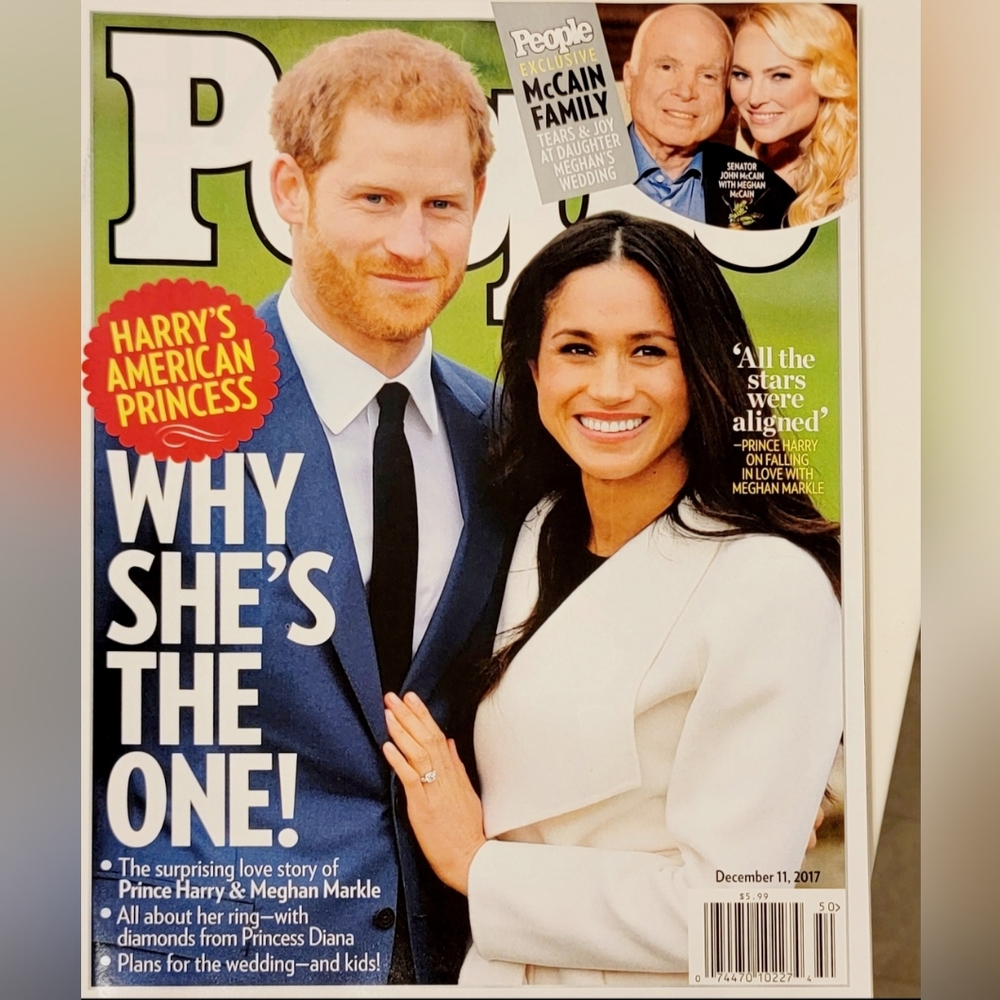 People Magazine, Harry & Meghan Engagement - December 11, 2017